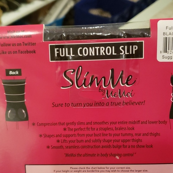 Slim Me Full Control Black Shapewear Slip - Picture 4 of 8
